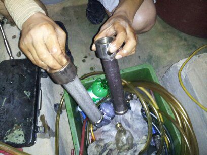 충주 상떼힐 왕복동 오일 교체 작업